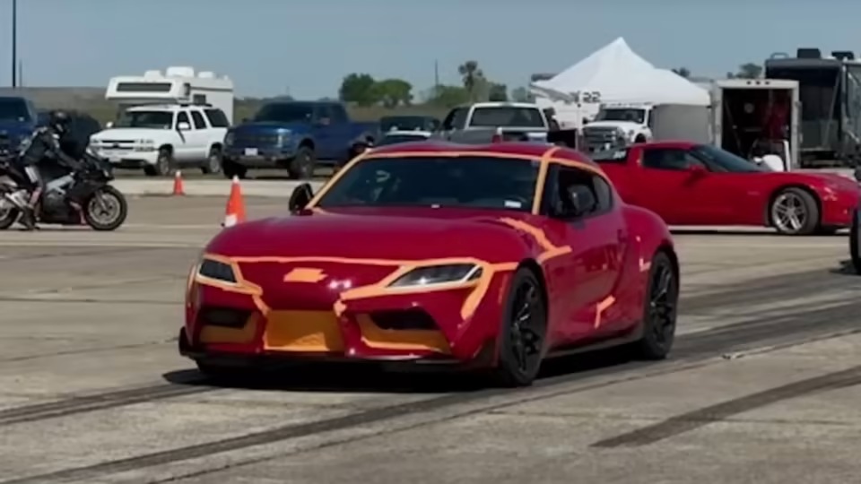A teacher is accused of attempting to set a land speed record using a rented Toyota Supra. 